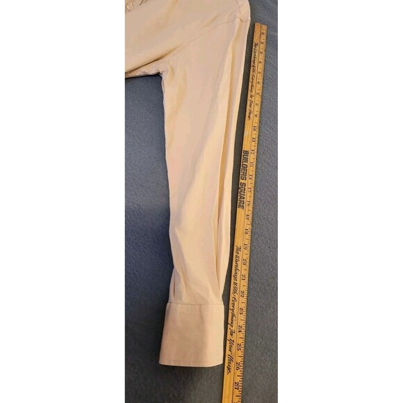 BC‎ Collection Mens XL Shirt Tan Y2K Embroidered Horse Western Long Sleeves EUC - Picture 5 of 9